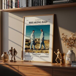 Breaking Bad Poster, Walter White Poster, Bryan Cranston Poster, Aaron Paul Poster, Vince Gilligan TV Series Breaking Bad Print