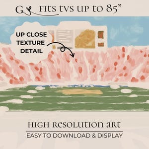 Abstract Landscape Digital Art, Fits TVs Up To 85', Downloadable High Resolution Home Decor