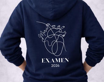 Personalisierte Krankenschwester Kapuzenjacke Mit Namen Geschenk Examen Abschlussgeschenk Geschenkidee Abschluss MFA Pflege OTA ATA Hoodie