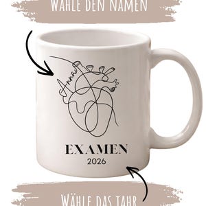 Personalisierte Tasse Arzt Geschenk Examen Keramiktasse Abschlussgeschenk Geschenkidee Medizin Arztgeschenk Geburtstag Krankenschwester image 3