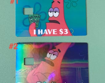 Debit Sticker Money Memes, Vinyl Waterproof Sticker for Credit Cards