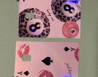 Debit  Sticker  Lucky Girly  Vinyl Waterproof Sticker for Debit or Credit Cards