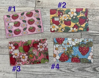 Debit  Sticker  Strawberries Vinyl Waterproof Sticker for Debit or Credit Cards
