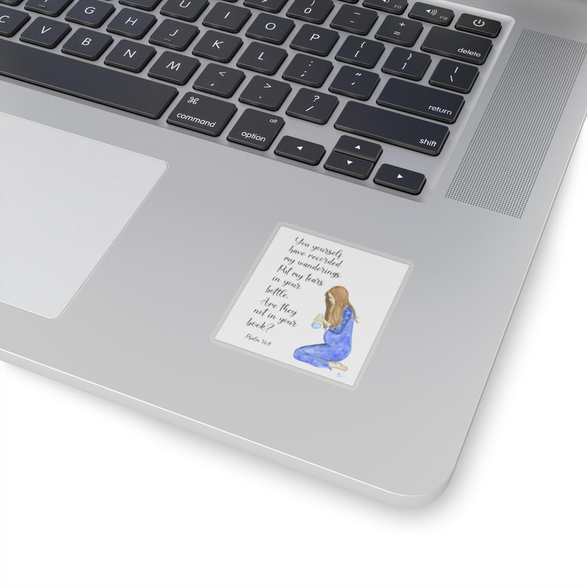 Miscarriage Kiss-cut Vinyl Sticker - Scripture Grief Art Sticker, Baby loss Sticker, Miscarriage Keepsake Sticker