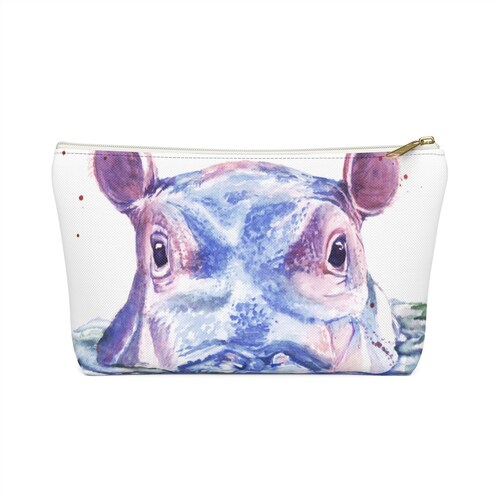 Hippo Fiona Baby Hippo Art Painting PRINT Hippopotamus Etsy