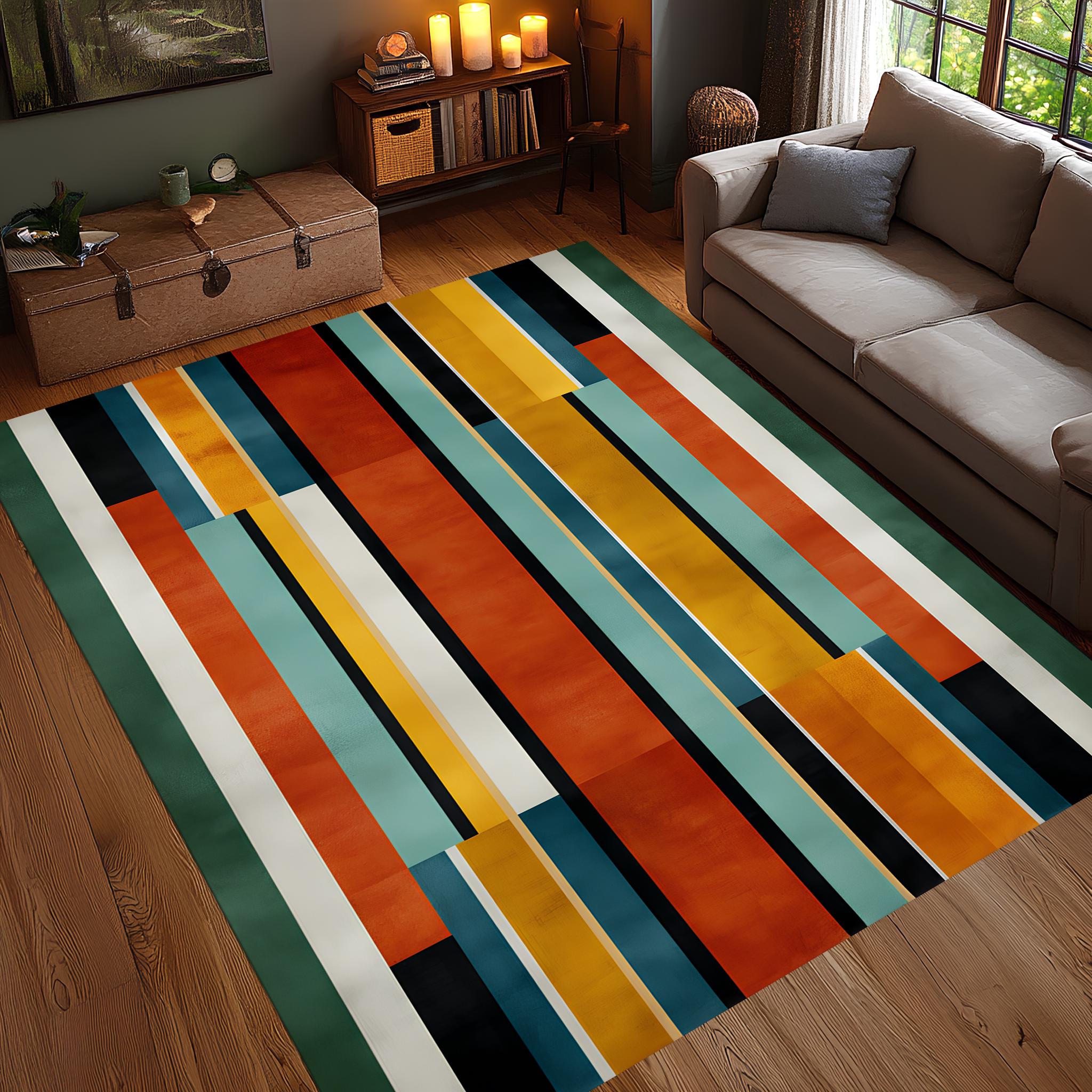 Mid century rug - Etsy 日本