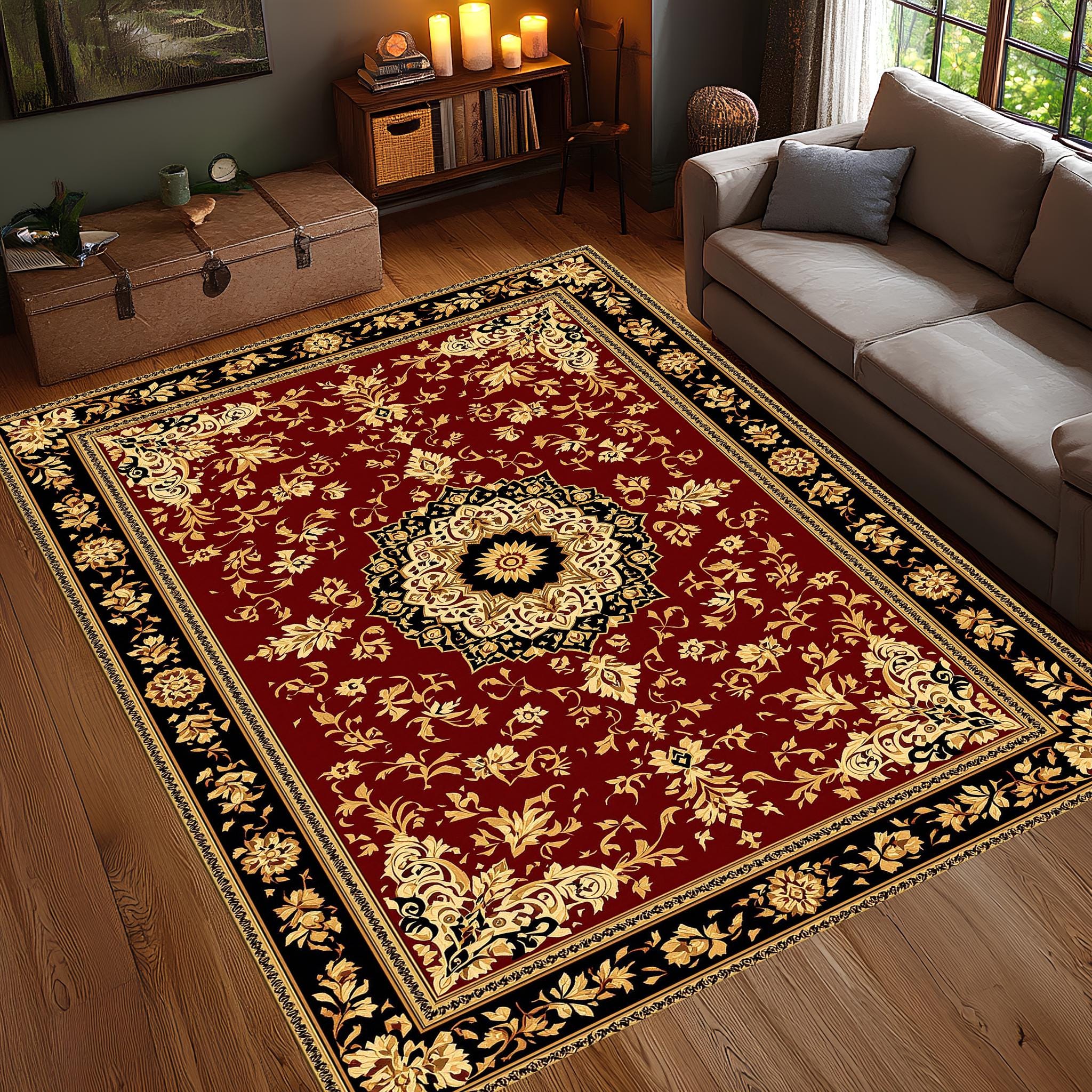 Maggio Oriental Beige Area Rug Alcott Hill Rug Size: Rectangle 9' x 12