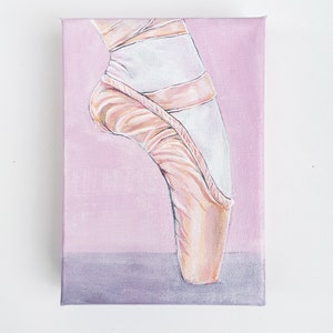 Ballet Pointe Shoe - Original Acrylic Painting