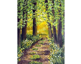 Forest Landscape original painting - 32