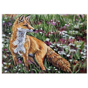 Original Acrylbild Fuchs - Fuchs 3