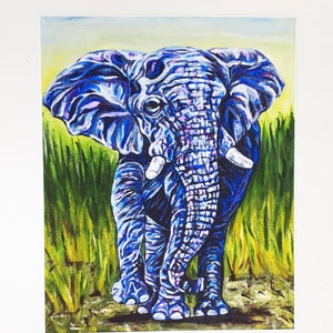 Impression d'art éléphant