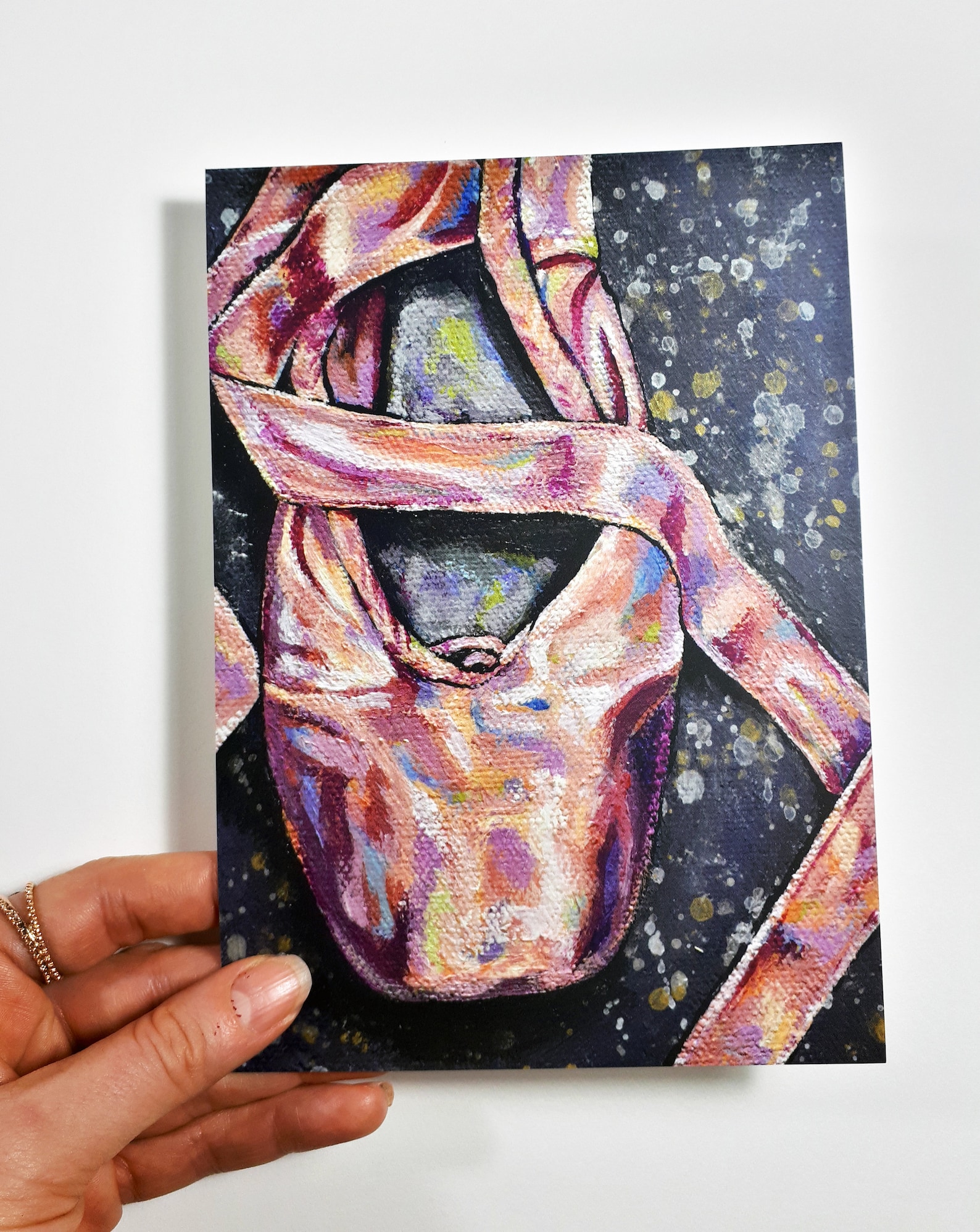 ballet pointe shoe art print