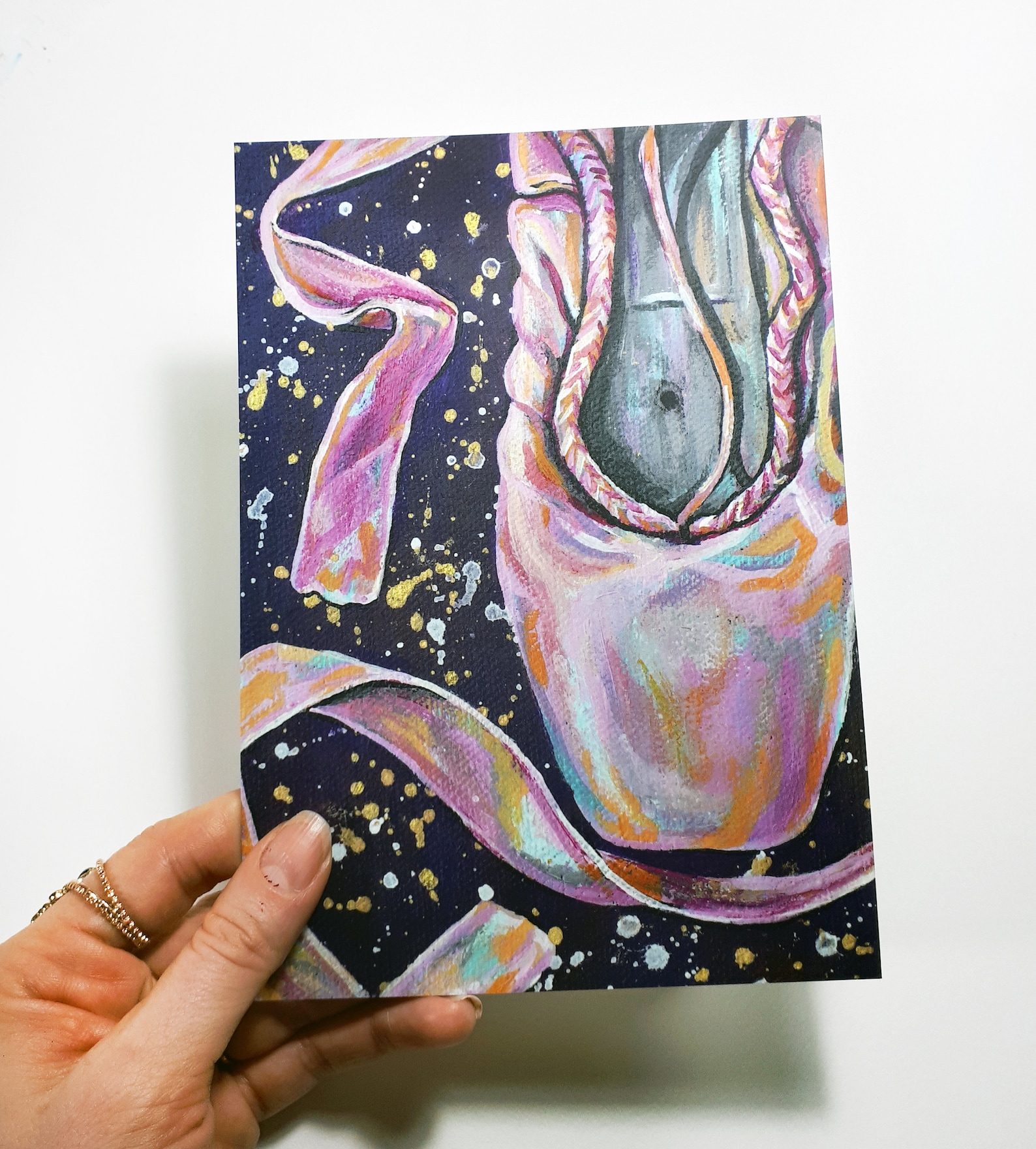 ballet pointe shoe fine art print