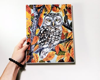 Autumn Owl print