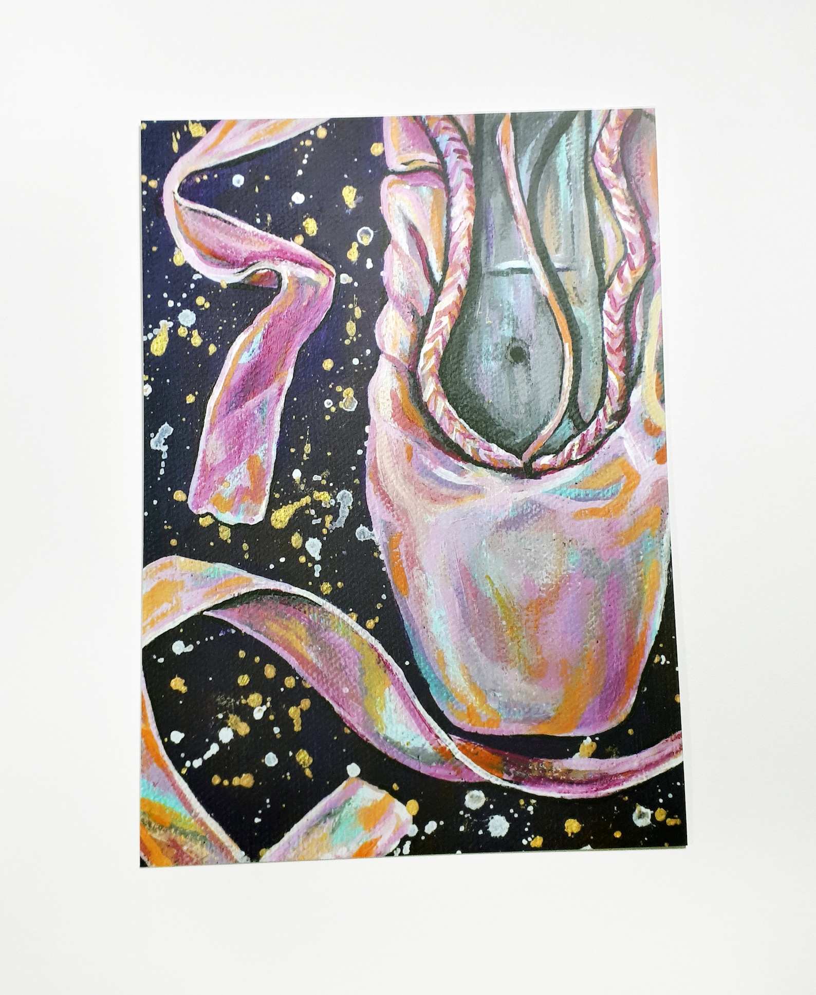 ballet pointe shoe fine art print