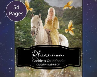 Rhiannon Goddess Guidebook: Welsh Mythology, Book of Shadows (PDF)