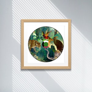 Medicine Wheel Art Print: Shamanic Munay Ki Animal Directions (Digital Download)