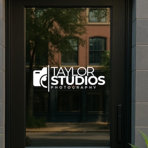 Custom Business Logo Decal - Storefront Window Sign