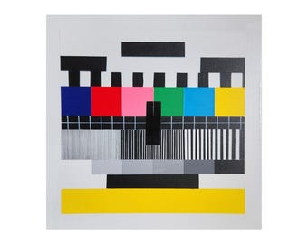 Test Pattern Poster Print