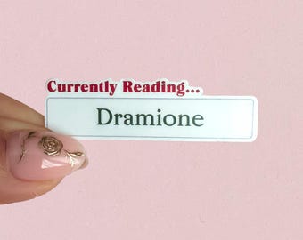 Dramione Fanfic Matte Sticker – Spicy Bookish Kindle Decal