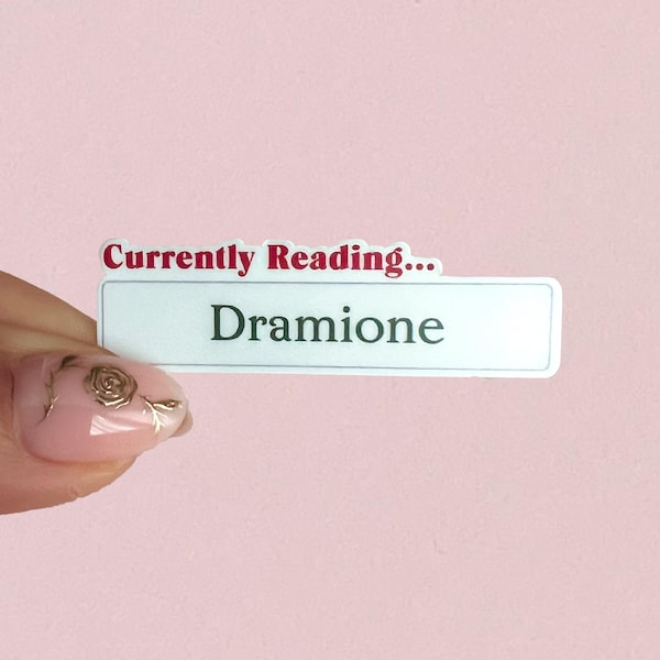 Dramione Fanfic Matte Sticker – Spicy Bookish Kindle Decal