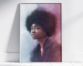 写真、キャンバス、またはプリントから作成するカスタム水彩肖像画。