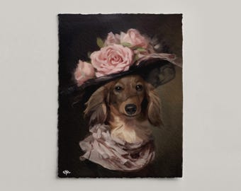 Custom Pet Drawing • Pet Portrait Digital Art • Handmade Dog Illustration