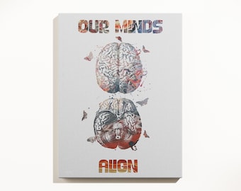 バレンタインデーギフトポスター – ロマンチックな抽象的な愛のアートプリント