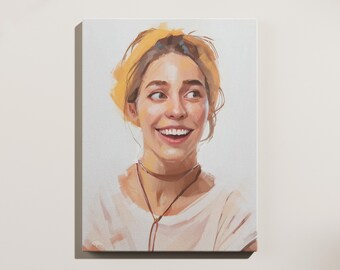 カスタムポートレート • 手作りイラスト • 写真からの肖像画 • ユニークな手描きアート（デジタルダウンロード）