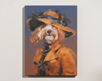 カスタムペットポートレートデジタルアート • カスタム猫の絵 • 手作り犬のイラスト