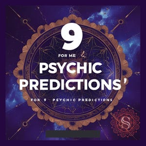 9 Psychic Predictions, Psychic Love Reading, Honest Energy Reading, No Tools, Spiritual Guidance, Fast Delivery, Same Day-Hour Tarot Reading