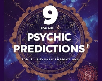 9 Psychic Predictions, Personalized Future Reading (Digital Delivery)