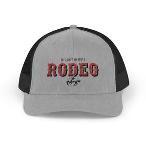 Western Rodeo Snapback Trucker Cap, Cowboy Hat, Vintage Style Cap, Retro Baseball Hat, Unisex Cap