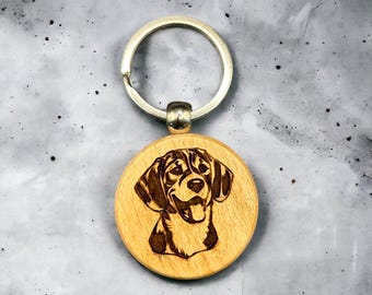 Beagle Dog Keychain