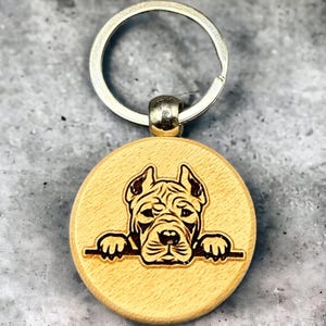 Pitbull Keychain, Pitbull, Dog Keychain, Keychain, Pitbull