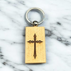 Cross Keychain