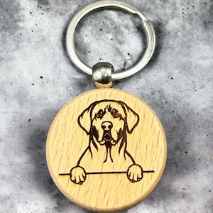 Llavero de perro labrador