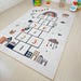 Hopscotch Themed Rectangular Kids' Room Rug | Playful Nursery Carpet ...