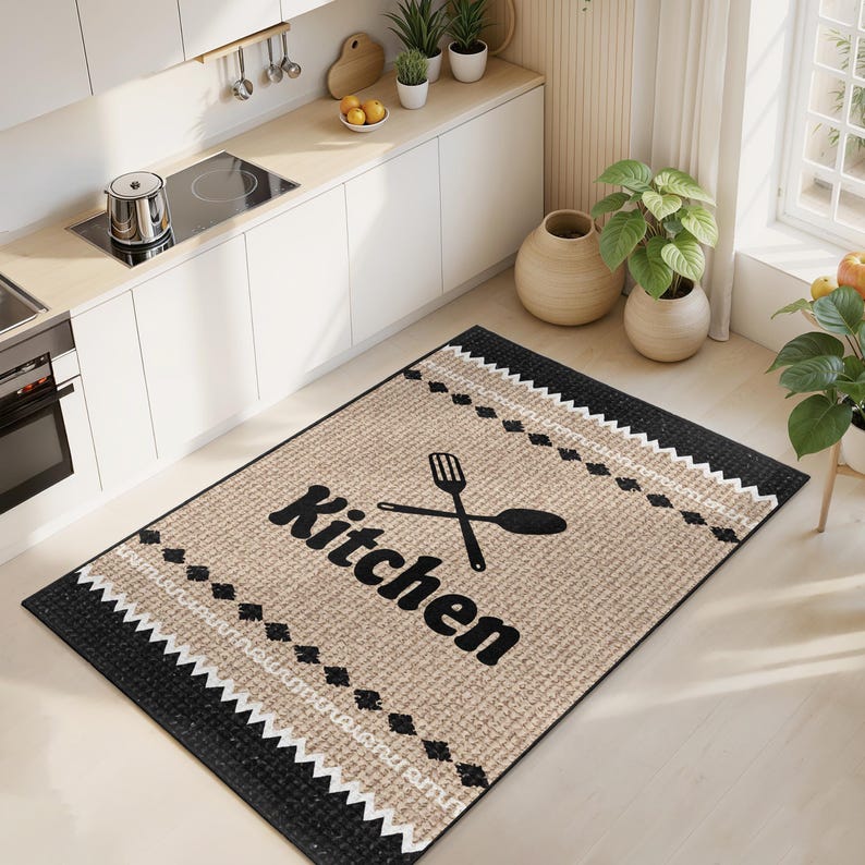 Rectangle Rugs For Kitchen Chic Kitchen Runner Rug | Rectangular Dining Room Carpet | Stylish ...