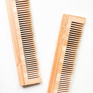 Plastic Free Natural Bamboo Comb