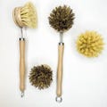 Plastic Free Bamboo Dish Brush with Natural Bristles