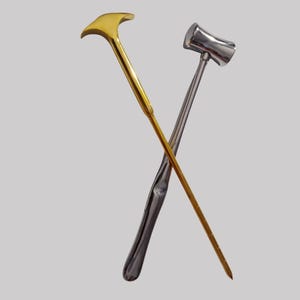 Bestseller Silver & Gold Lobotomy Tool Set – Vintage Orbitoclast/Hammer For Oddities Decor