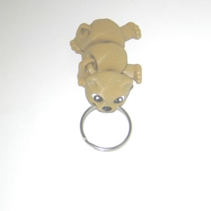 articulating Baby Bear,Cute Animal,Whimsical,Unique,Cute Bear accessories, Zipper Pull Bear,Miniature Bear keyring,Adorable bear Gift