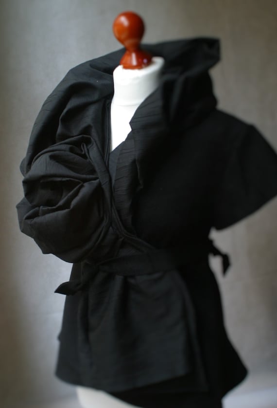 black wrap jacket