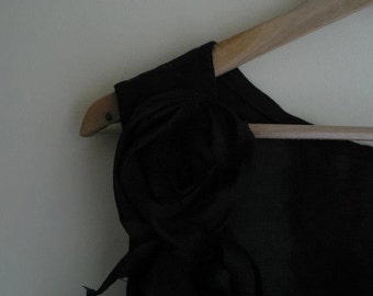 Black Linen Top/ Backless Top/ Alternative Bride To Be Outfit par NervousWardrobe sur Etsy