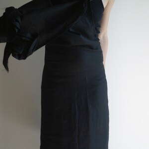 Linen Jumper Dress by NervousWardrobe on Etsy image 3