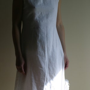 Linen Wedding Dress Alternative Wedding Dress Made to Measure/ Custom colour Design by NervousWardrobe on Etsy image 3