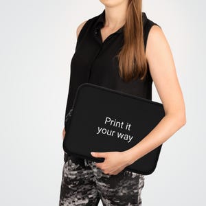 Funda personalizable para portátil: funda moderna para estudiantes y profesionales, ideal como regalo para fiestas, escuela y oficina.