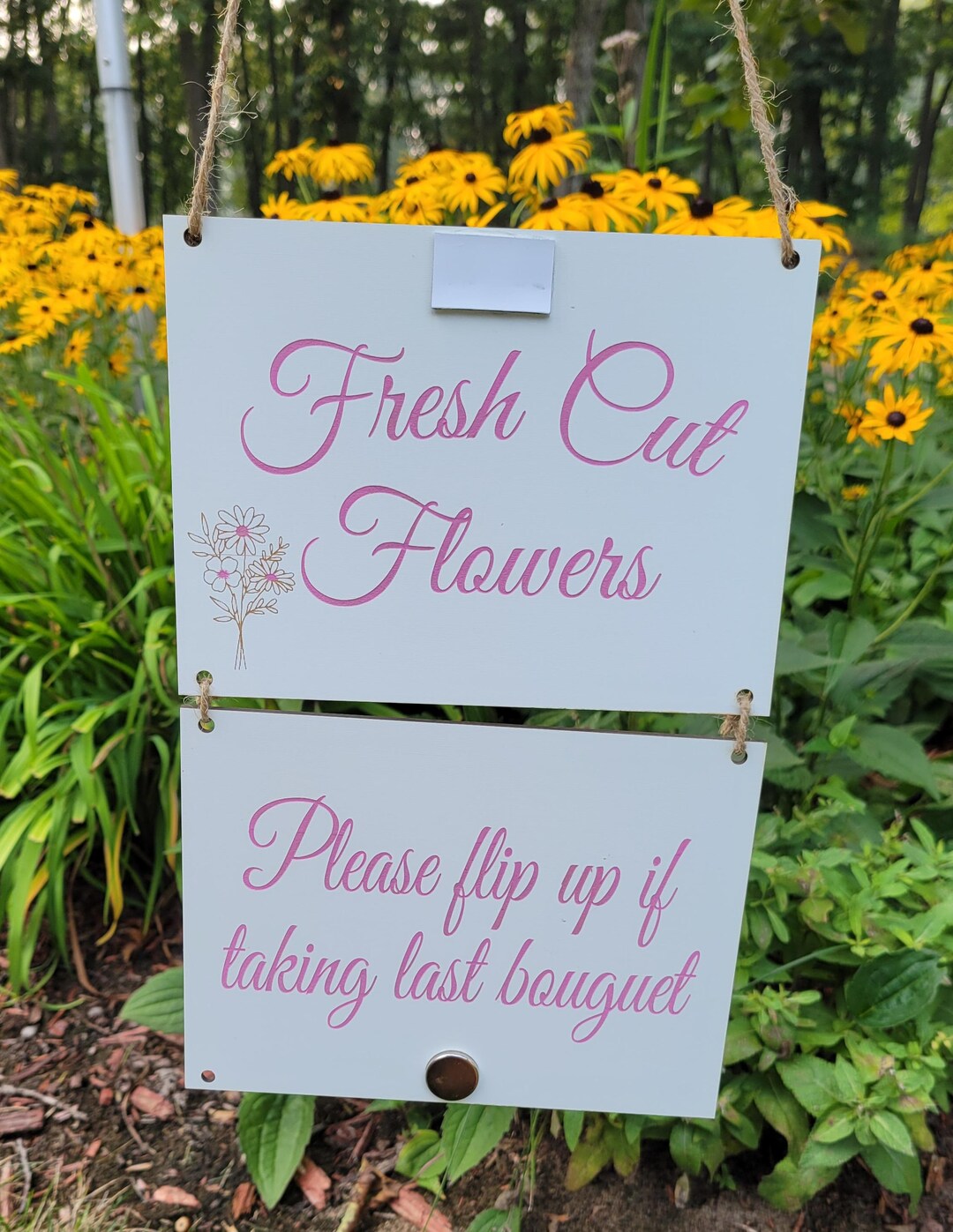 Fresh Cut Flowers for Sale Sign.sold Out Sign. Farmers Market Stand ...