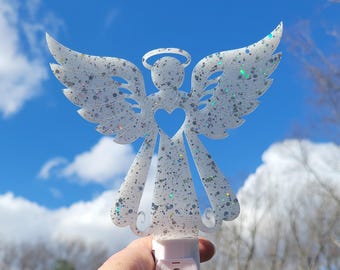 Angel night light. Acrylic nightlight decor .  Hallway light. Bathroom nite light. Gift her. Home decor gifts